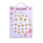 Preview: Nail Art Sticker Selbstklebend Gold